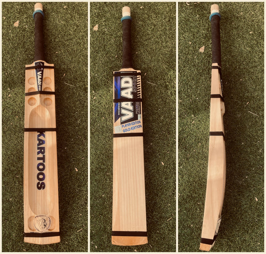 Kartoos Diamond cut Gold  Edition - Flat Blade Hard Tennis Bat